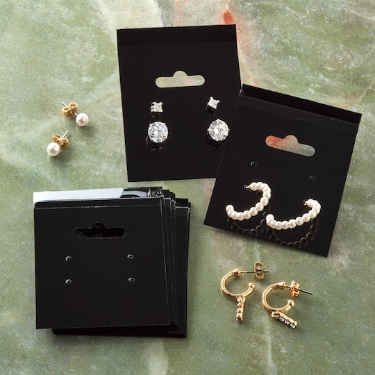 Black Earring Cards by Bead Landing™